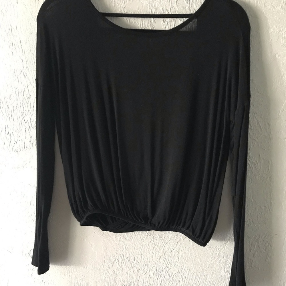 Scotty Black Cropped Too w/Open Back.